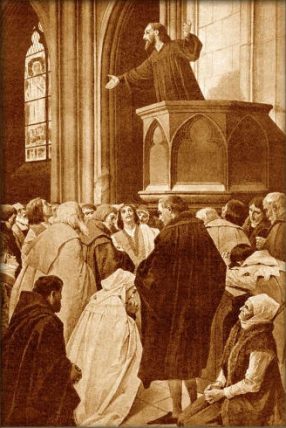 Jan huss Preaching